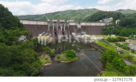 【土師ダム】広島県安芸高田市_撮影2025年6月_ドローン空撮_HATHAD_No46 127917176