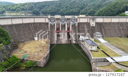 【土師ダム】広島県安芸高田市_撮影2025年6月_ドローン空撮_HATHAD_No12 【土師ダム】広島県安芸高田市_撮影2025年6月_ドローン空撮_HATHAD_No12 127917287
