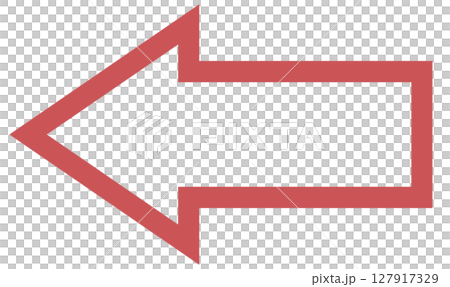 簡單箭頭 1，框架，紅色 127917329