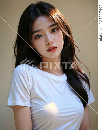 美しい女性のポートレート 美しい女性のポートレート 127917405
