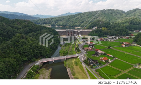 【土師ダム】広島県安芸高田市_撮影2025年6月_ドローン空撮_HATHAD_No37 127917416