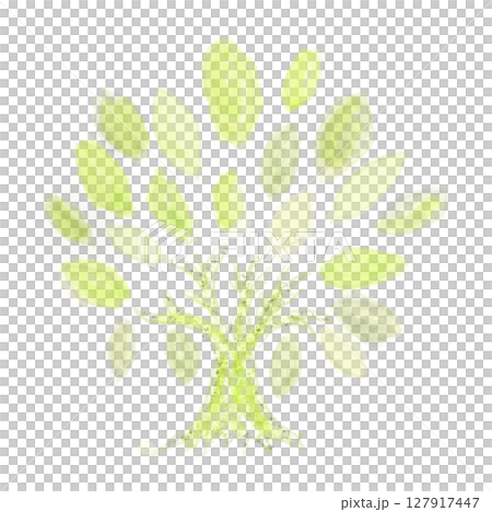 Watercolor illustration of trees Watercolor illustration of trees 127917447