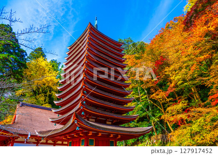 錦秋の談山神社 127917452