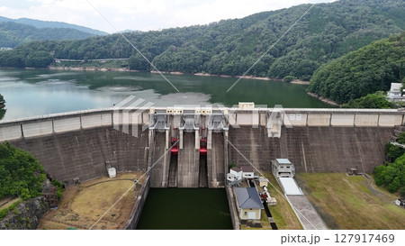 【土師ダム】広島県安芸高田市_撮影2025年6月_ドローン空撮_HATHAD_No03 127917469