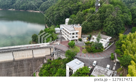 【土師ダム】広島県安芸高田市_撮影2025年6月_ドローン空撮_HATHAD_No04 【土師ダム】広島県安芸高田市_撮影2025年6月_ドローン空撮_HATHAD_No04 127917471