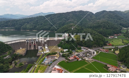 【土師ダム】広島県安芸高田市_撮影2025年6月_ドローン空撮_HATHAD_No09 127917478