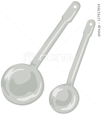 大さじと小さじのイラスト ベクター素材 大さじと小さじのイラスト ベクター素材 127917654