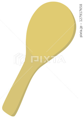 木製しゃもじのイラスト ベクター素材 木製しゃもじのイラスト ベクター素材 127917658