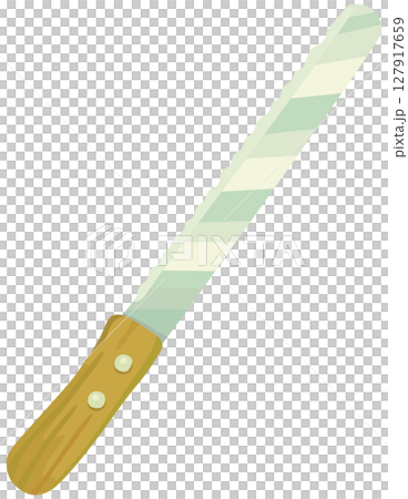 パン切り包丁のイラスト ベクター素材 127917659