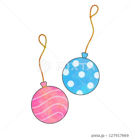 水風船ヨーヨーイラスト|夏祭り・縁日・屋台 水風船ヨーヨーイラスト|夏祭り・縁日・屋台 127917669