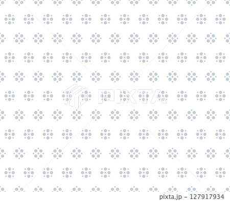 Flower geometric pattern. Seamless vector background. White and gray ornament. Ornament for fabric, wallpaper, packaging. Decorative print 127917934