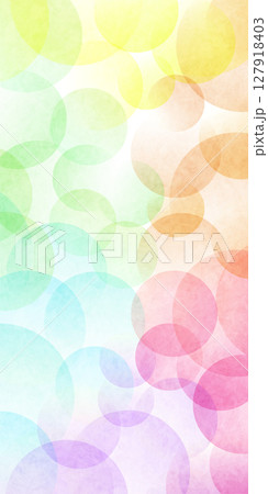 カラフル　円　和柄　背景 127918403