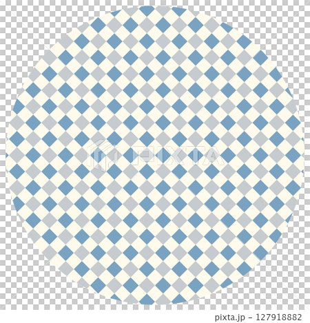 Pattern 3-2 Checkered pattern Blue Pattern 3-2 Checkered pattern Blue 127918882