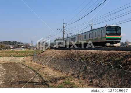 JR宇都宮線下り回送電車 127919667