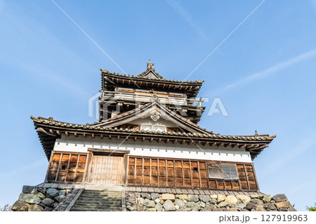 福井県坂井市 日本100名城 丸岡城天守 福井県坂井市 日本100名城 丸岡城天守 127919963