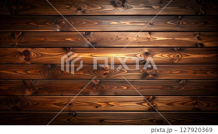焦げ茶色の板目のテクスチャー インテリア 焦げ茶色の板目のテクスチャー インテリア 127920369