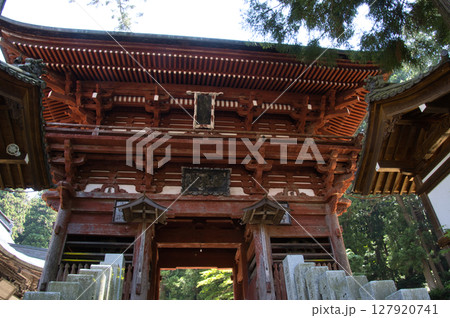 牛伏寺（ごふせじ）　仁王門　長野県松本市 127920741