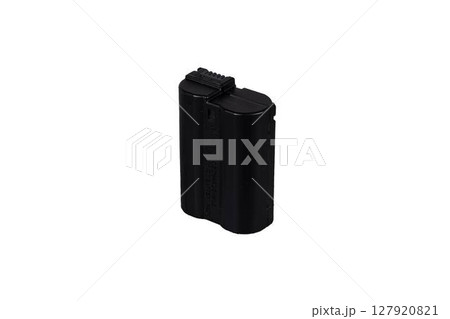 Nikon Z camera battery on transparent background. High quality photo 127920821