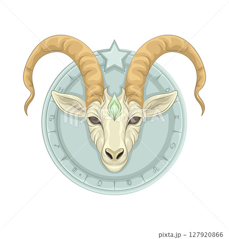 Illustration of Capricorn Illustration of Capricorn 127920866