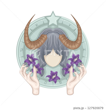 Illustration of Capricorn  127920879