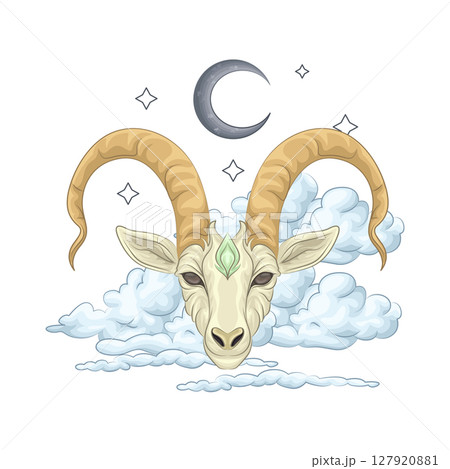 Illustration of Capricorn  127920881