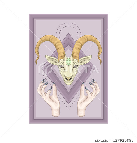 Illustration of Capricorn  127920886