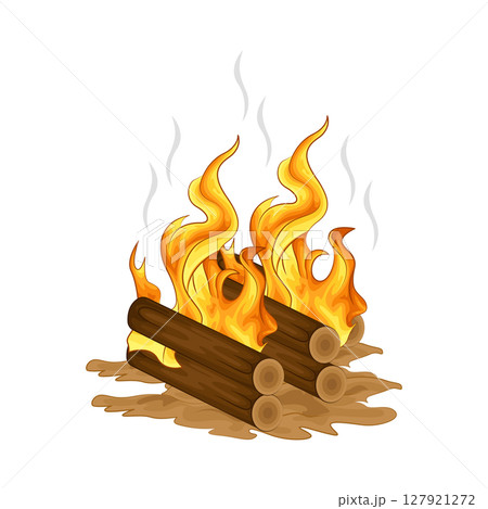 Illustration of Bonfire Illustration of Bonfire 127921272