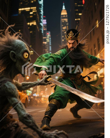 鍾馗 vs 邪鬼 in NYC-2 127921726