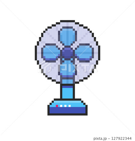 Pixel art Electric Fan game asset design Pixel art Electric Fan game asset design 127922344