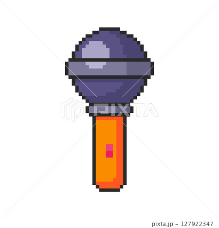 Pixel art Microphone game asset design 127922347