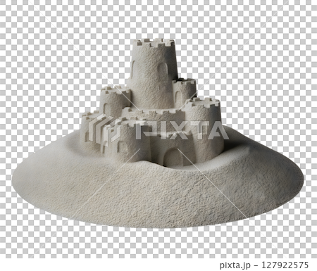Sandcastle Minimalist 3D Rendering in a Soft And Smooth Renderer Sandcastle Minimalist 3D Rendering in a Soft And Smooth Renderer 127922575