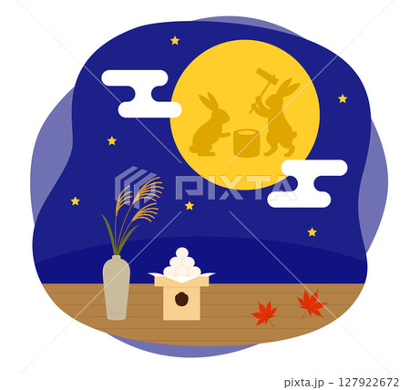 お月見のイラスト 127922672