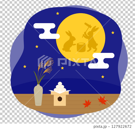 お月見のイラスト 127922672