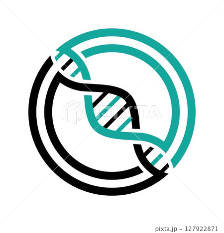 DNA logo template design 127922871