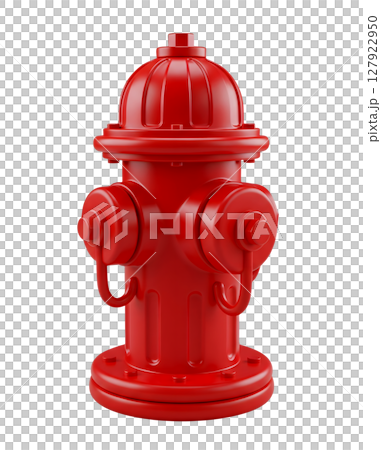 Red Fire Hydrant Minimalist 3D Rendering in a Soft And Smooth Renderer Red Fire Hydrant Minimalist 3D Rendering in a Soft And Smooth Renderer 127922950