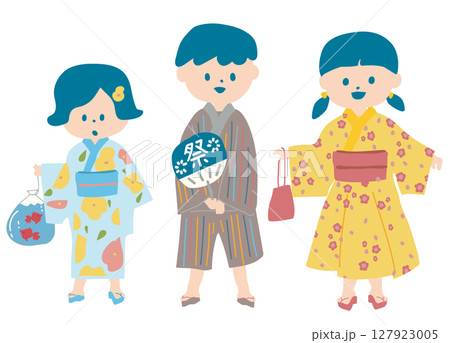 浴衣キッズ 浴衣キッズ 127923005