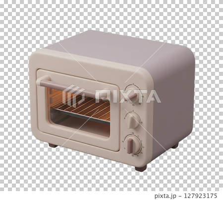 Oven Minimalist 3D Rendering in a Soft And Smooth Renderer 127923175