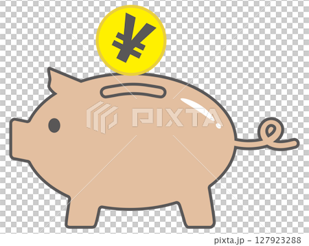 Pig piggy bank 127923288