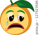 Sad Orange Expression Face Emoji 127923686