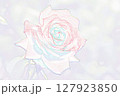 ”赤いバラの花”　イラストイメージ 127923850