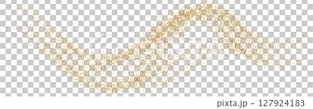 Golden sparkles wave with golden glitter Golden sparkles wave with golden glitter 127924183