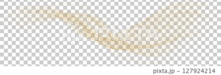 Sparkling glitter scattered wave Luxury glowing dust, wave flow lines with golden glitter, sparkles, dust, sand Sparkling glitter scattered wave Luxury glowing dust, wave flow lines with golden glitter, sparkles, dust, sand 127924214
