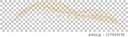 Sparkling glitter scattered wave. Golden glowing luxury flow with golden glitter, sparkles, spray, sand, dust Sparkling glitter scattered wave. Golden glowing luxury flow with golden glitter, sparkles, spray, sand, dust 127924236