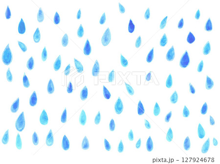 水彩しずく模様 127924678