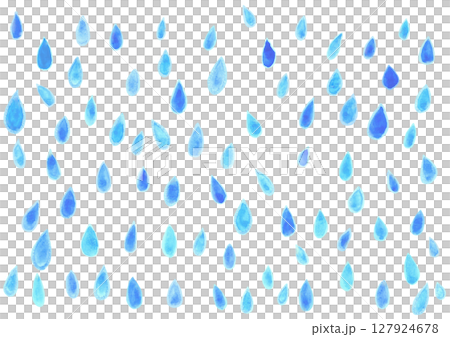 水彩しずく模様 127924678