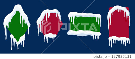 Winter Wonderland: Customizable Snowy Banner Collection Winter Wonderland: Customizable Snowy Banner Collection 127925131