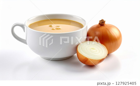 オニオンスープ 127925405