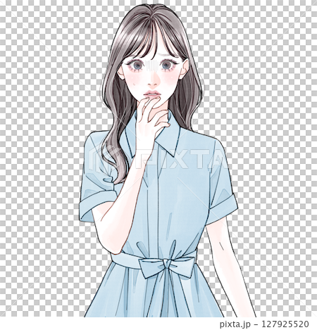 20代女性(清楚系)_ドン引き 127925520