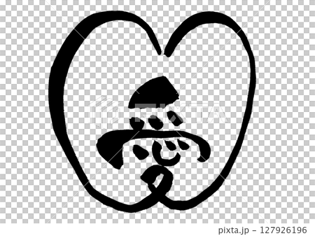 獨特的日式愛心標誌 2 127926196