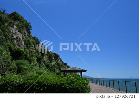 江口浜海浜公園の美しい自然風景 江口浜海浜公園の美しい自然風景 127926721